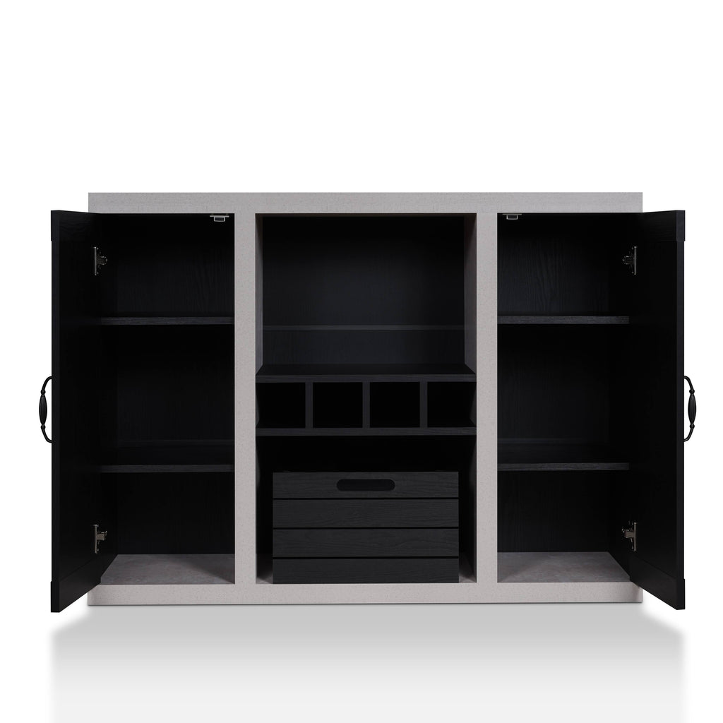Rustic 47-Inch 2-Cabinet Buffet Sideboard U916