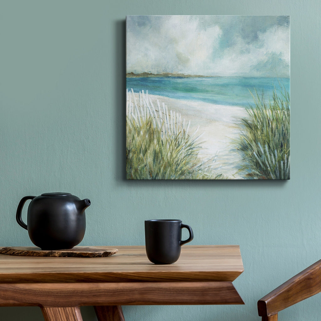 Coastal Fences Gallery Wrapped Canvas 10X10 O210339