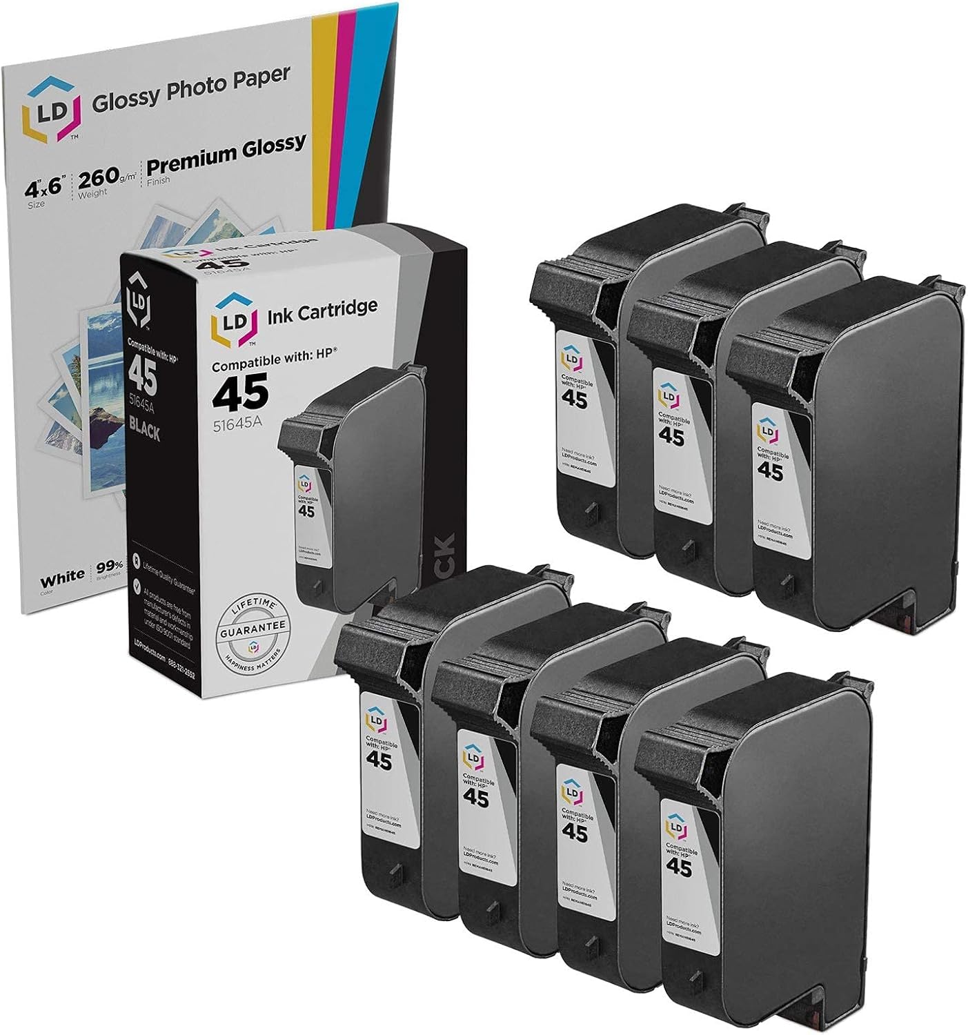 Black 7-Pack Ink Cartridge U522